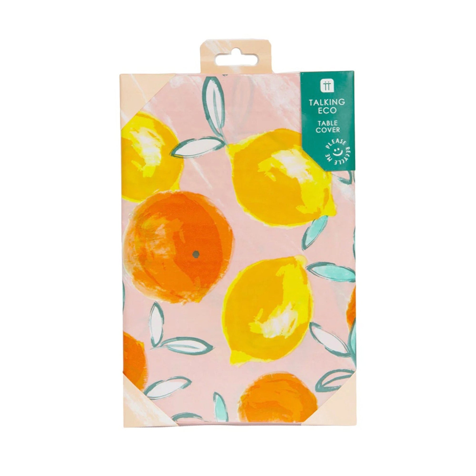 Peach Citrus Party Tablecloth - Stesha Party