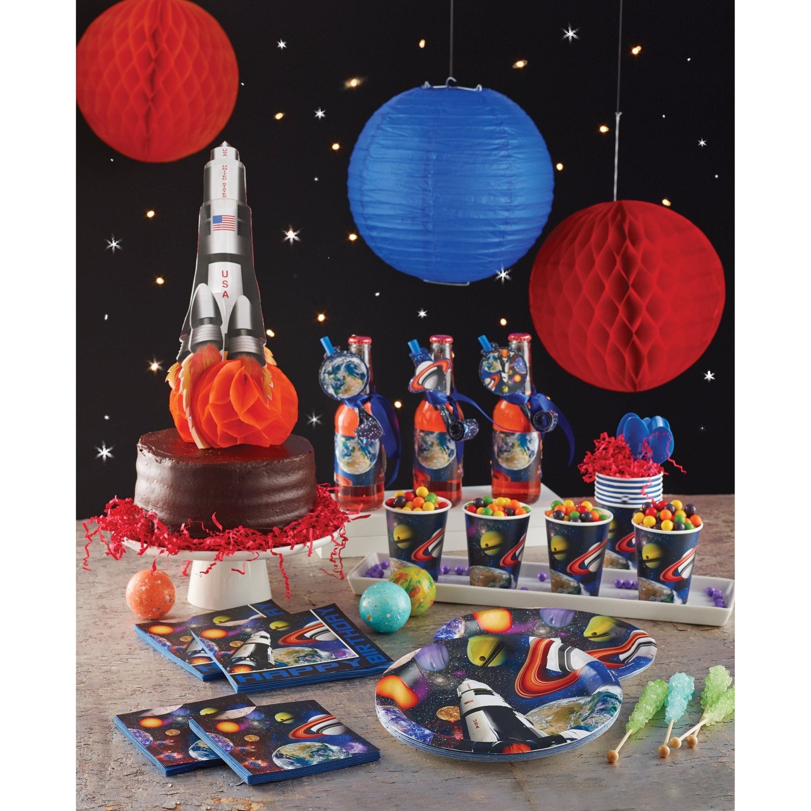 Planet Party Favor Bags - Stesha Party