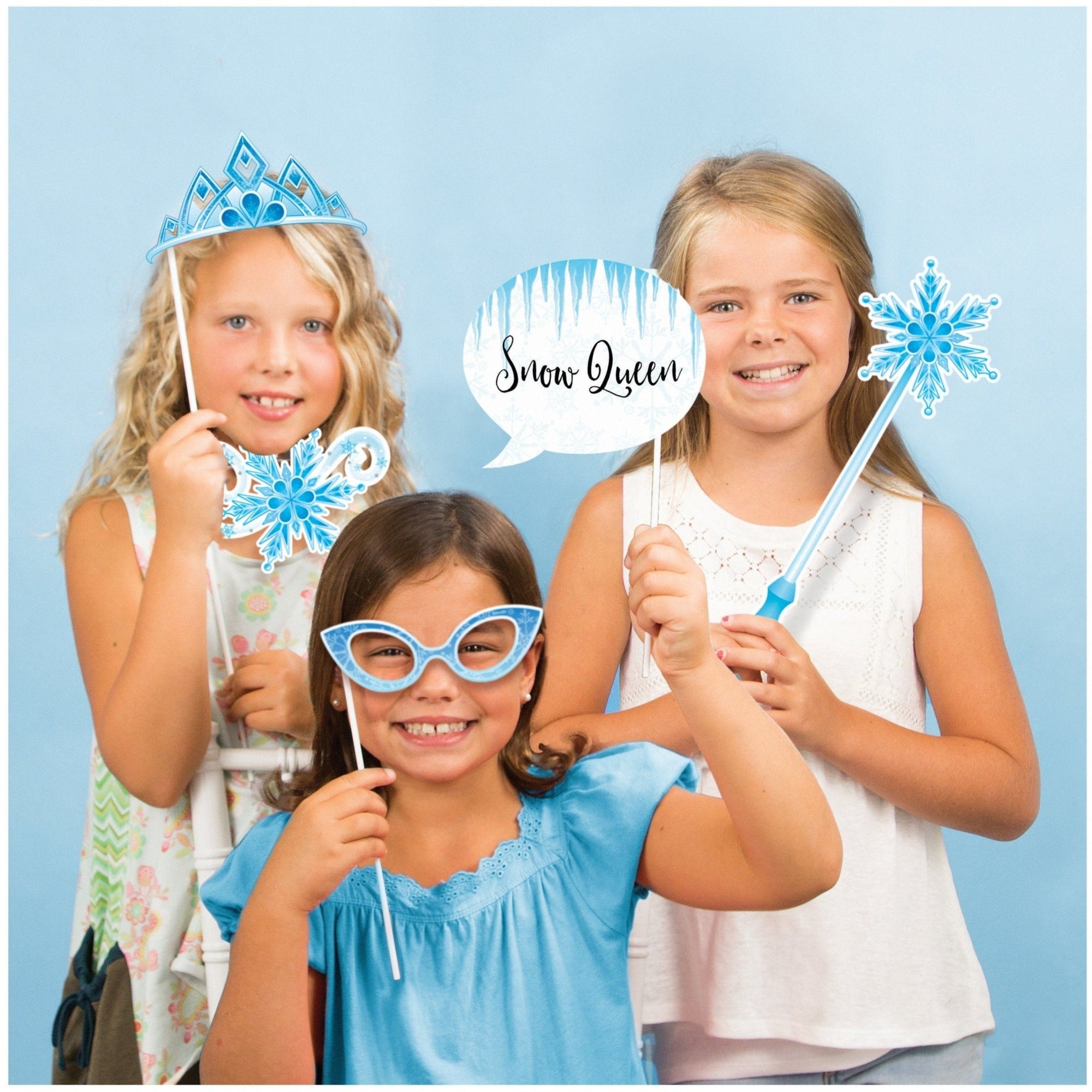 Princess Snowflake Party Photo Props - Stesha Party
