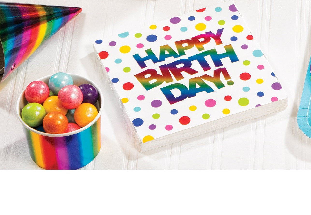 Rainbow Foil Treat Cups - Stesha Party