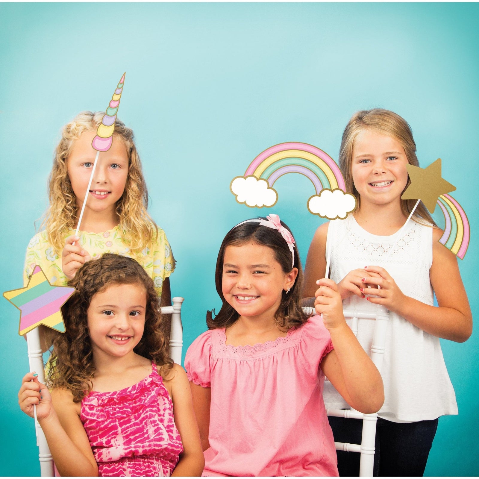 Rainbow Unicorn Photo Prop Set - Stesha Party