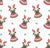Reindeer Pug Gift Wrap - Stesha Party