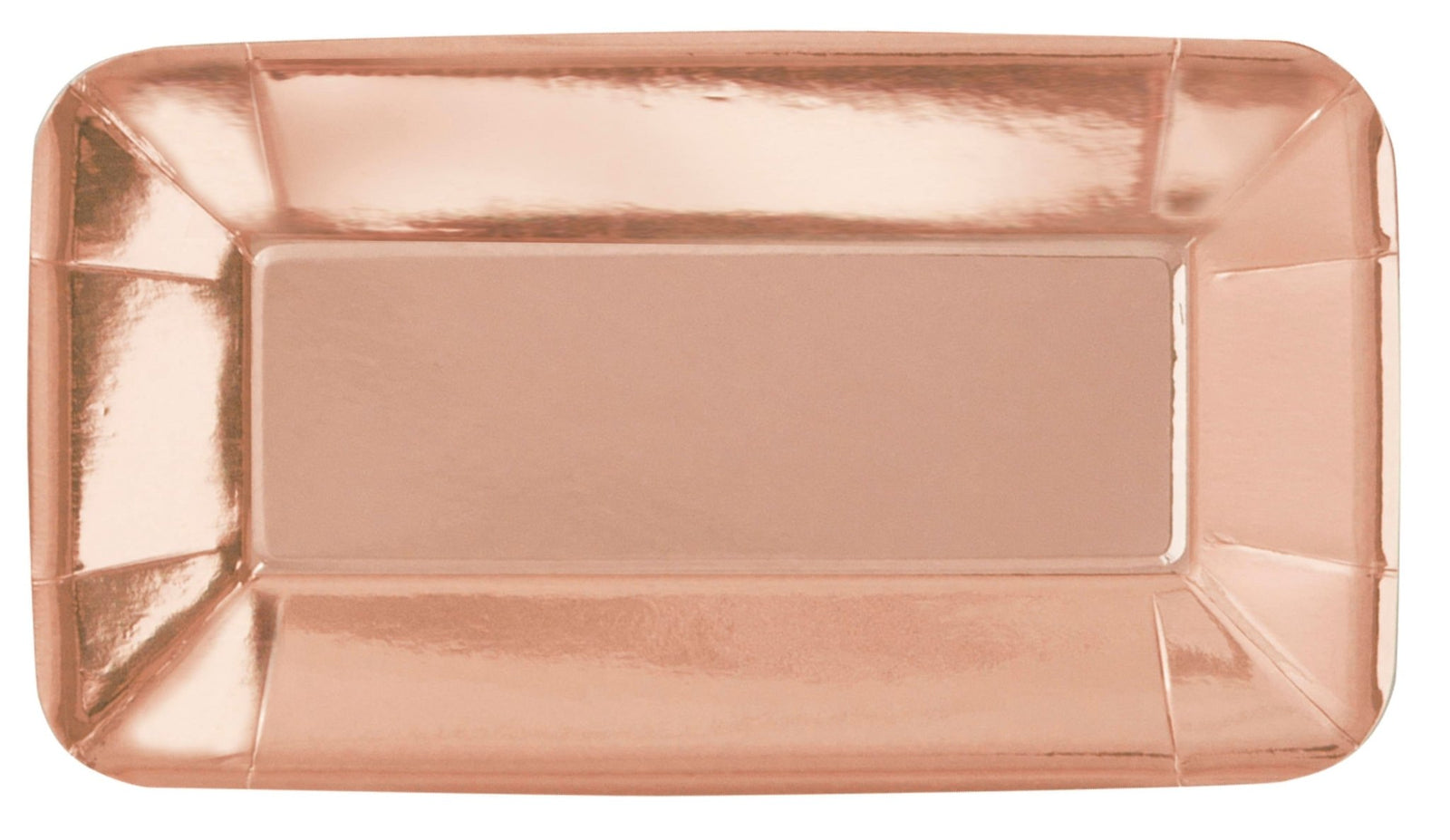 Rose Gold Rectangular Appetizer Tray - Stesha Party