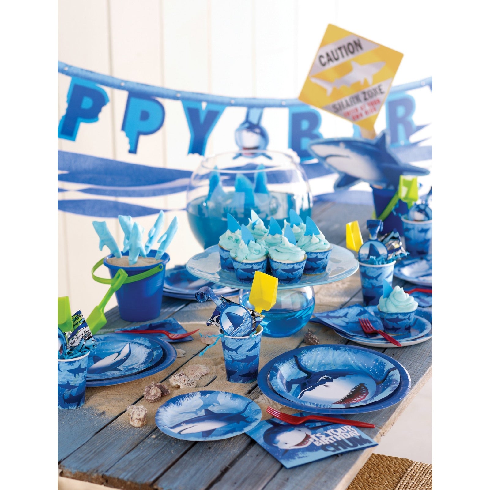 Shark Party Treat Bags - Stesha Party