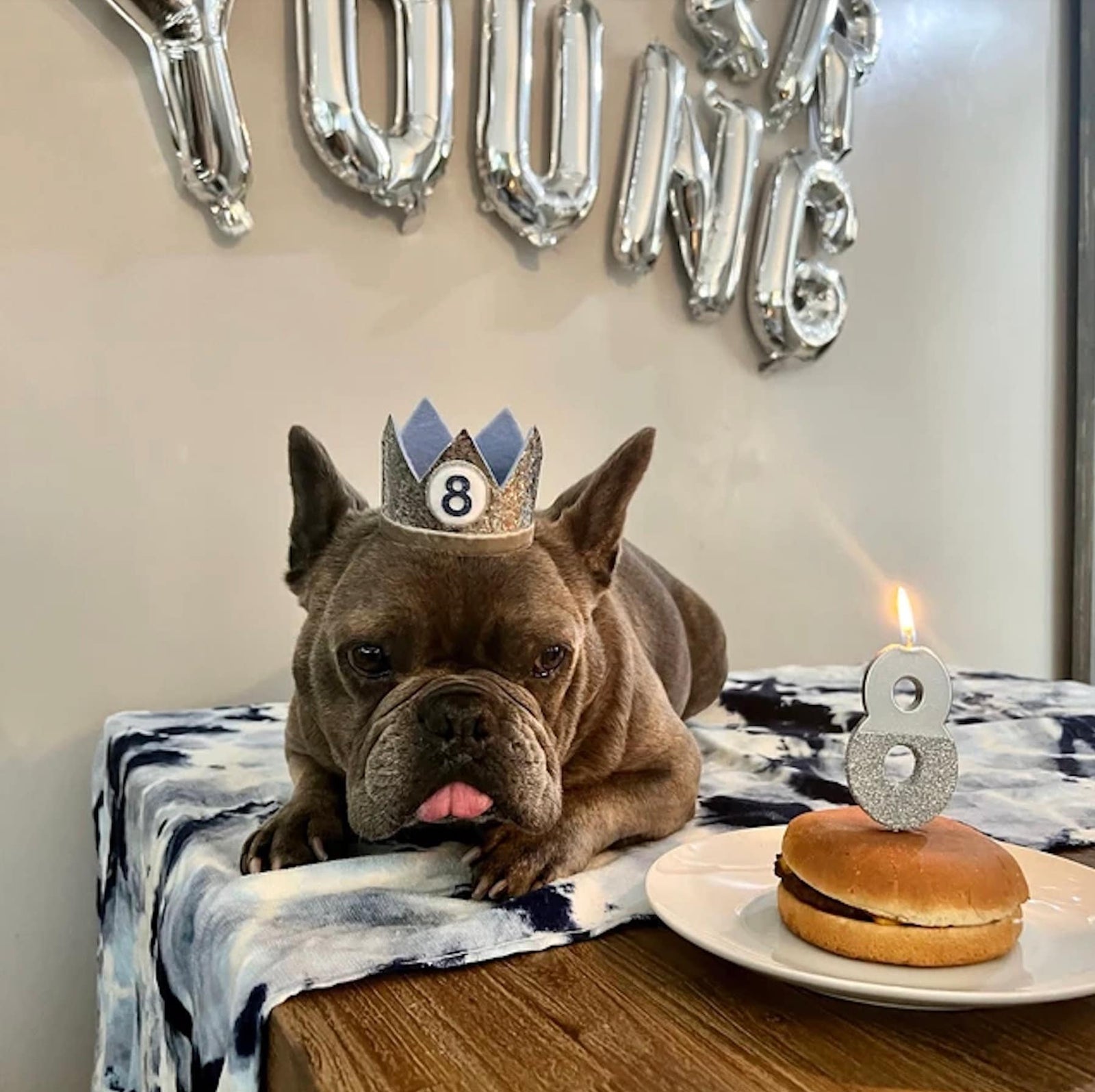 Silver Glitter Number Candles - Stesha Party