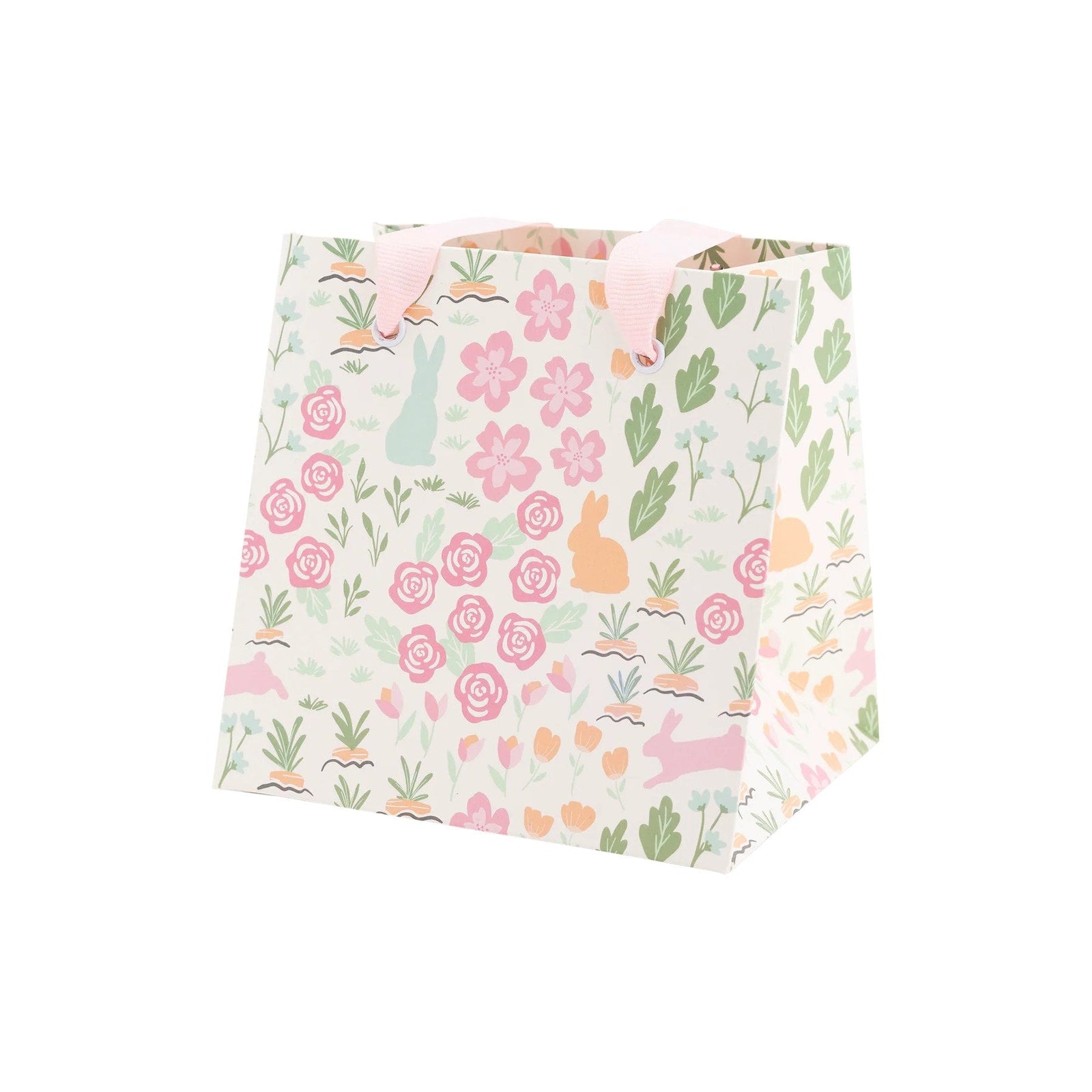 Small Plaid Pink Gift Bags - Stesha Party