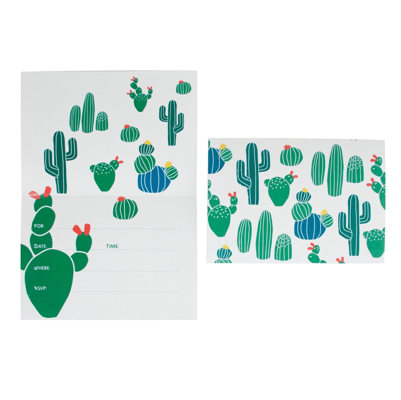 Southwestern Cactus Party Invitations - Stesha Party