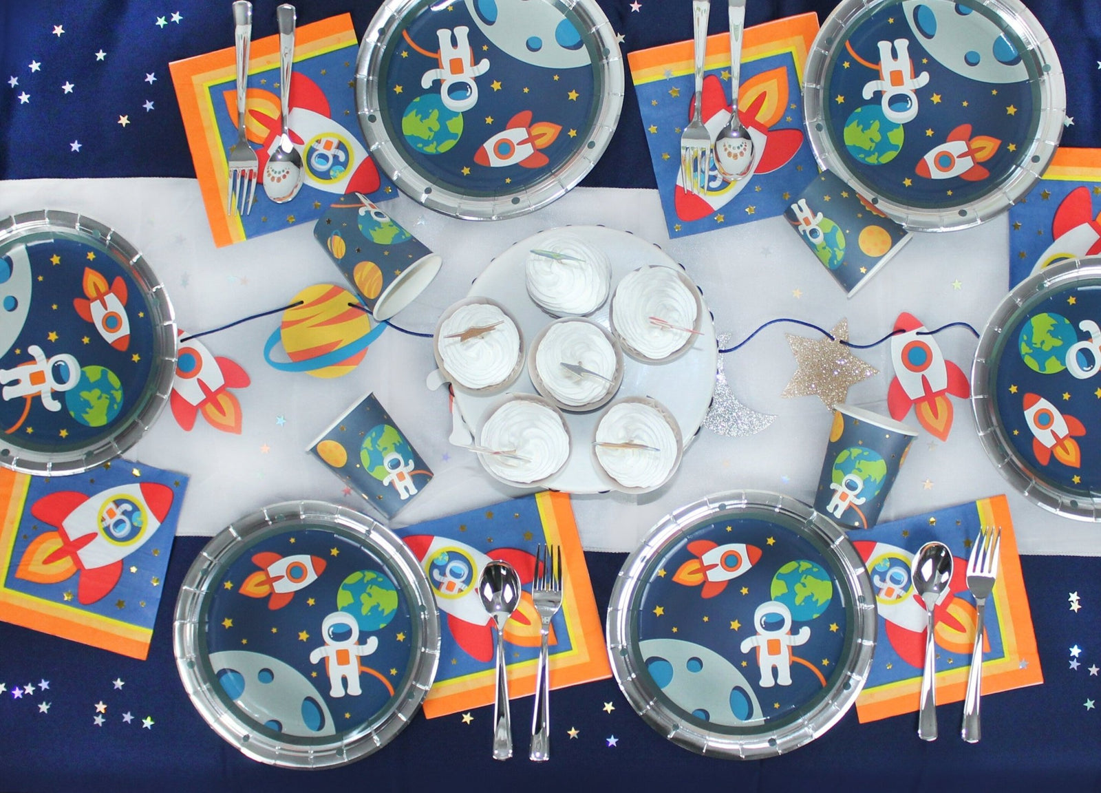 Space Adventure Paper Cups - Stesha Party