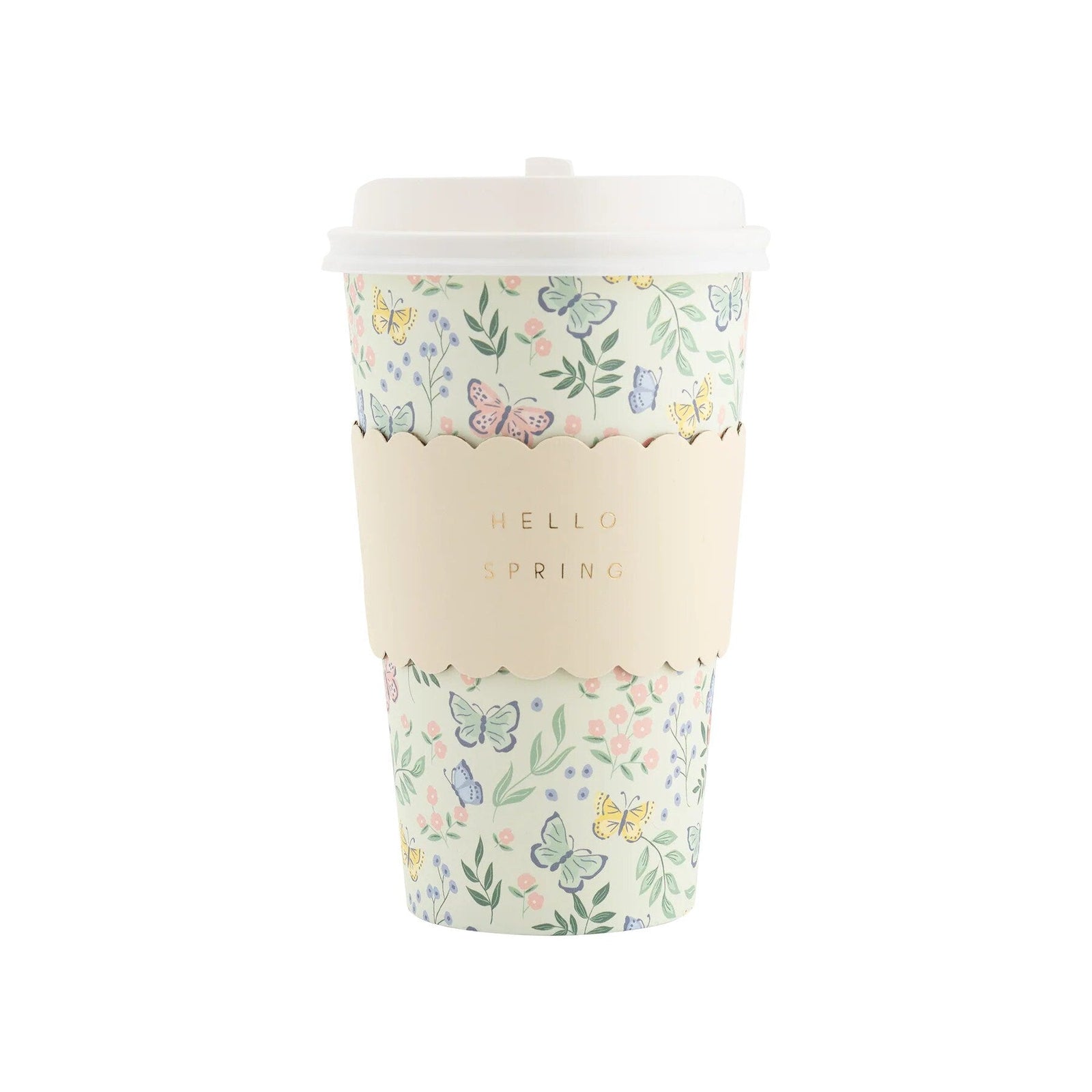 Spring Floral Paper Cups - Stesha Party