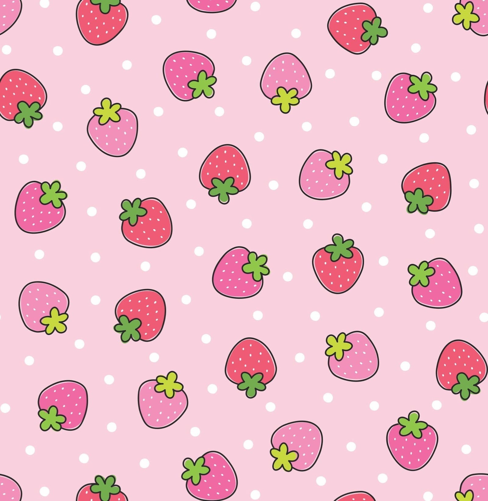 Strawberry Gift Wrap - Stesha Party