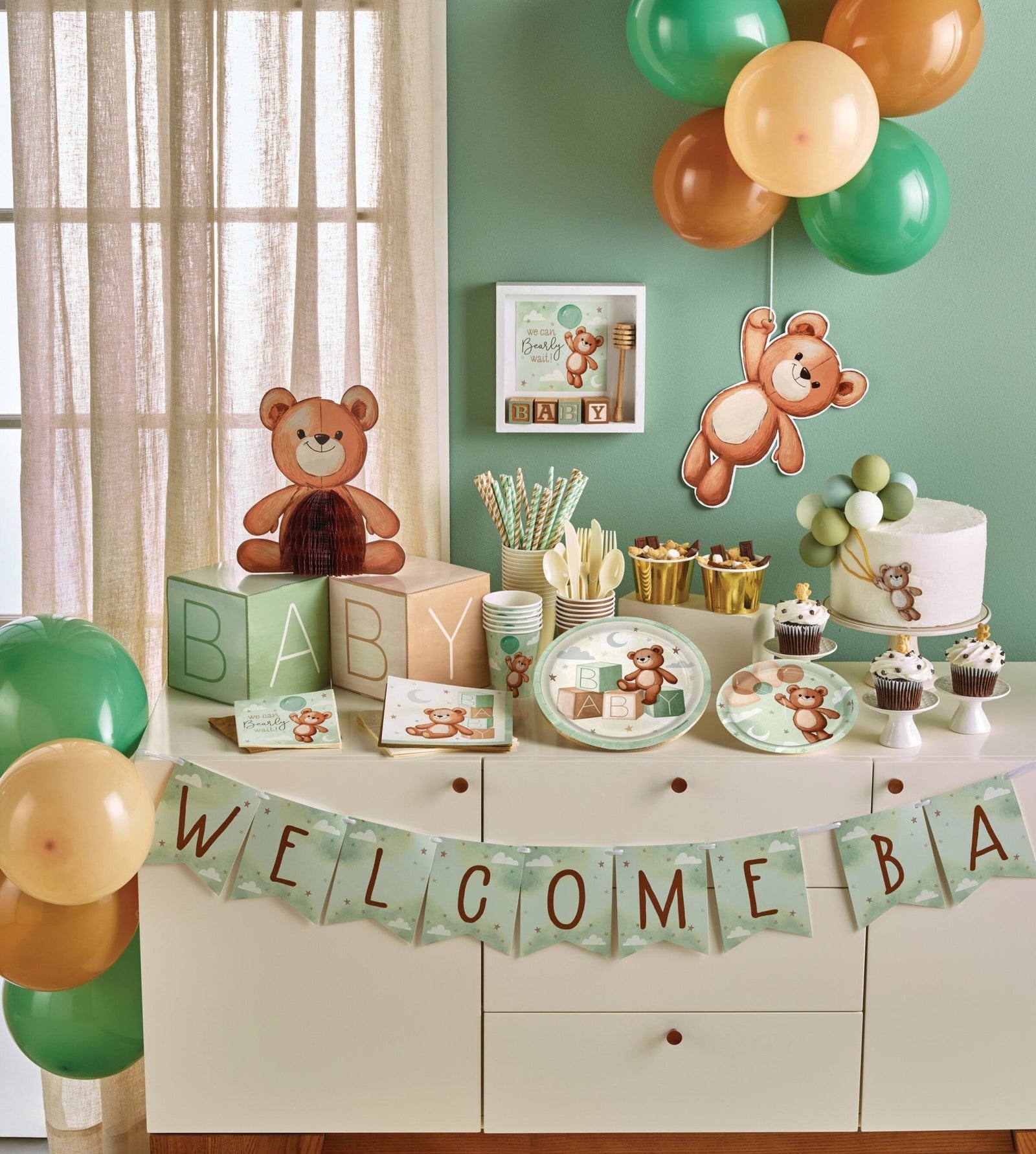Teddy Bear Party Cups - Stesha Party