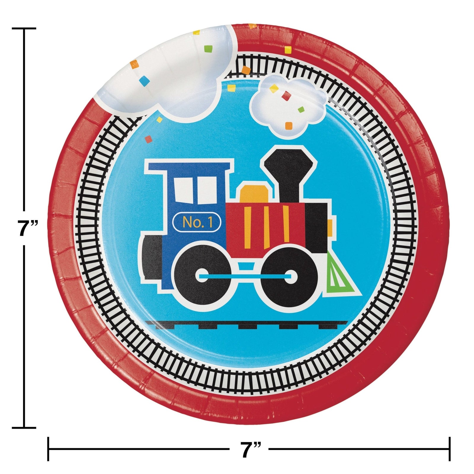 Train Party Tableware set - Stesha Party