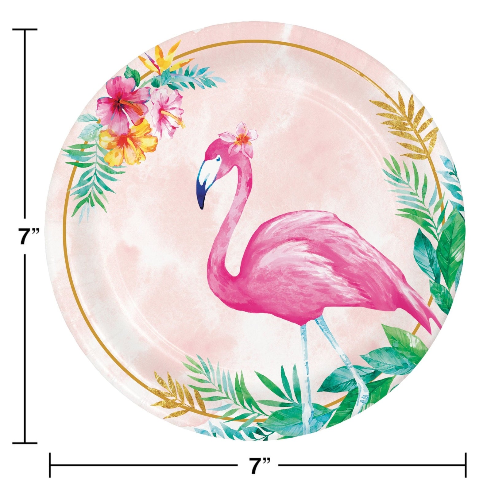 Tropical Flamingo Plates & Napkins - Stesha Party