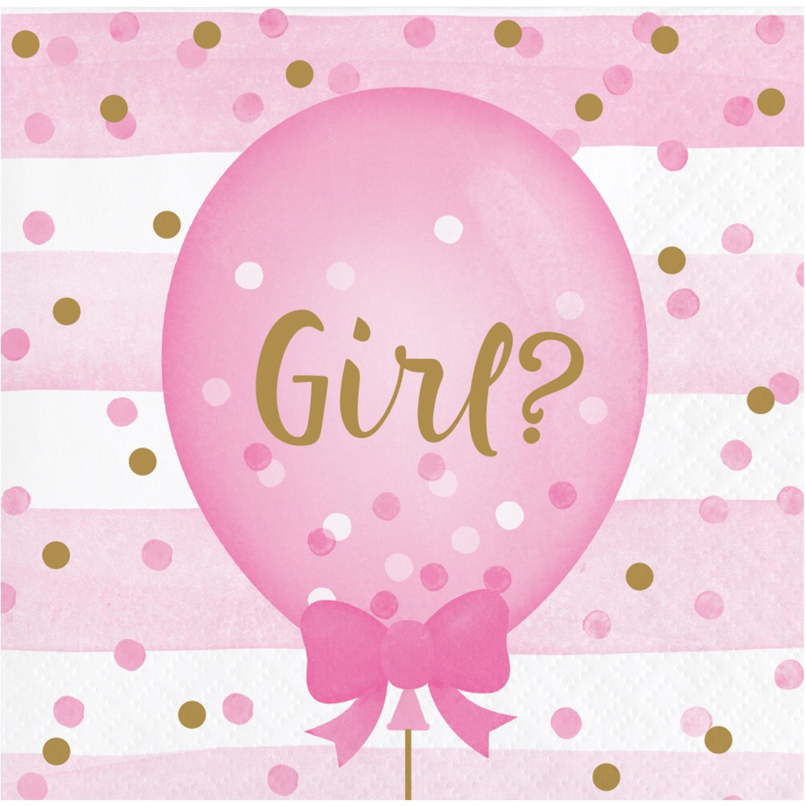 Two-Sided Gender Reveal Napkins - Stesha Party