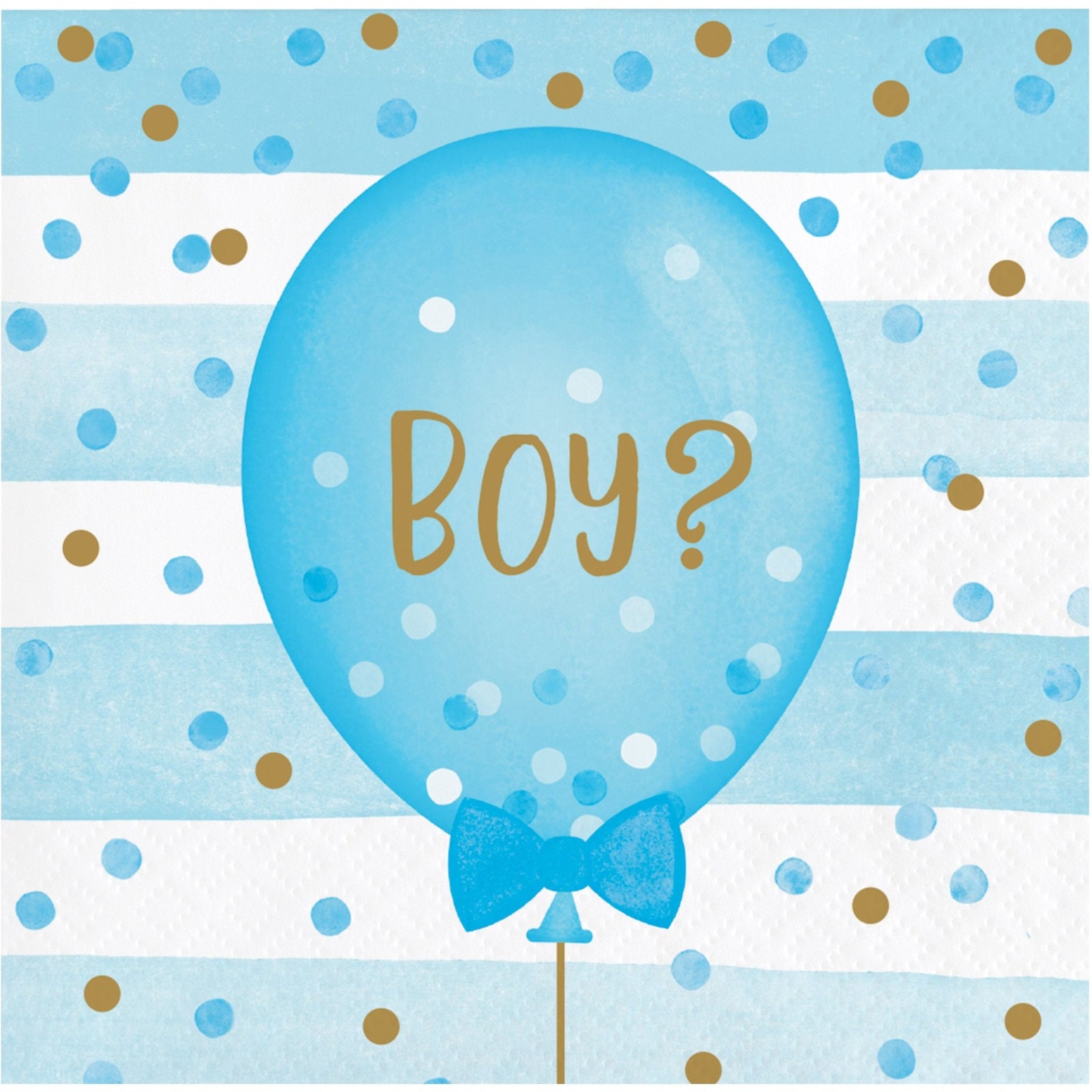 Two-Sided Gender Reveal Napkins - Stesha Party