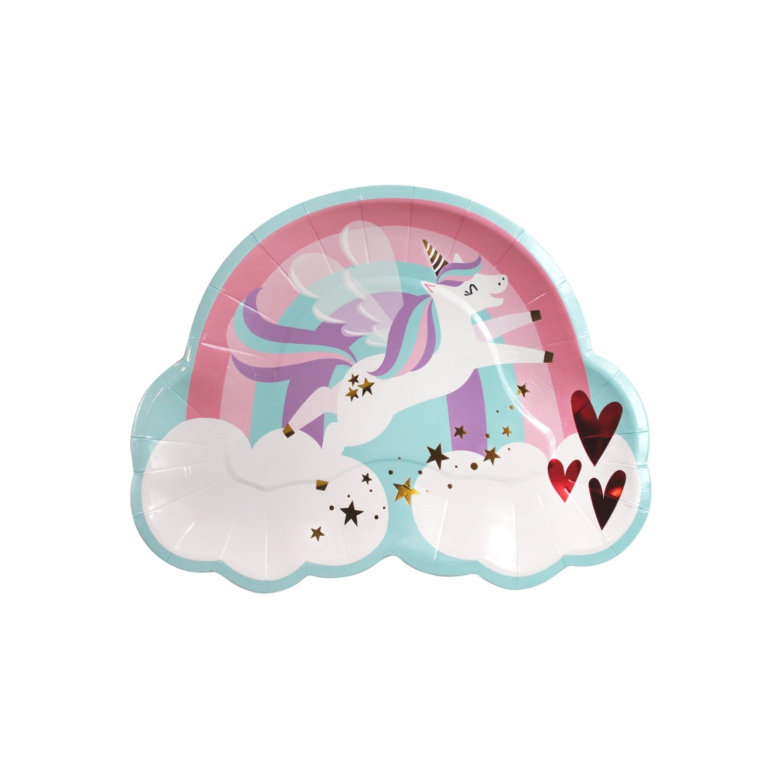 Unicorn & Rainbow Party Plates - Stesha Party