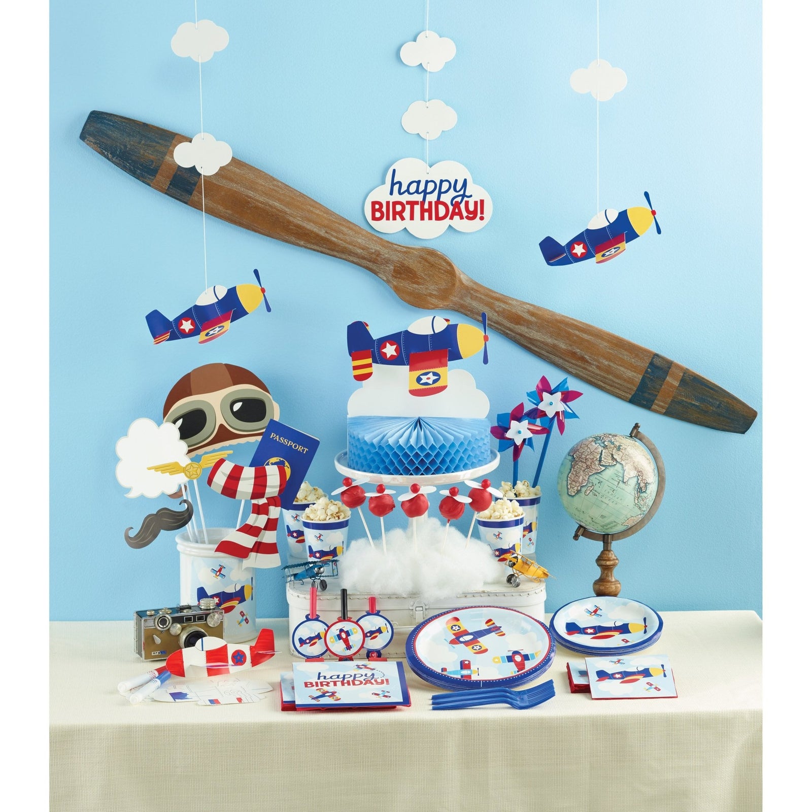 Vintage Airplane Balloon - Stesha Party