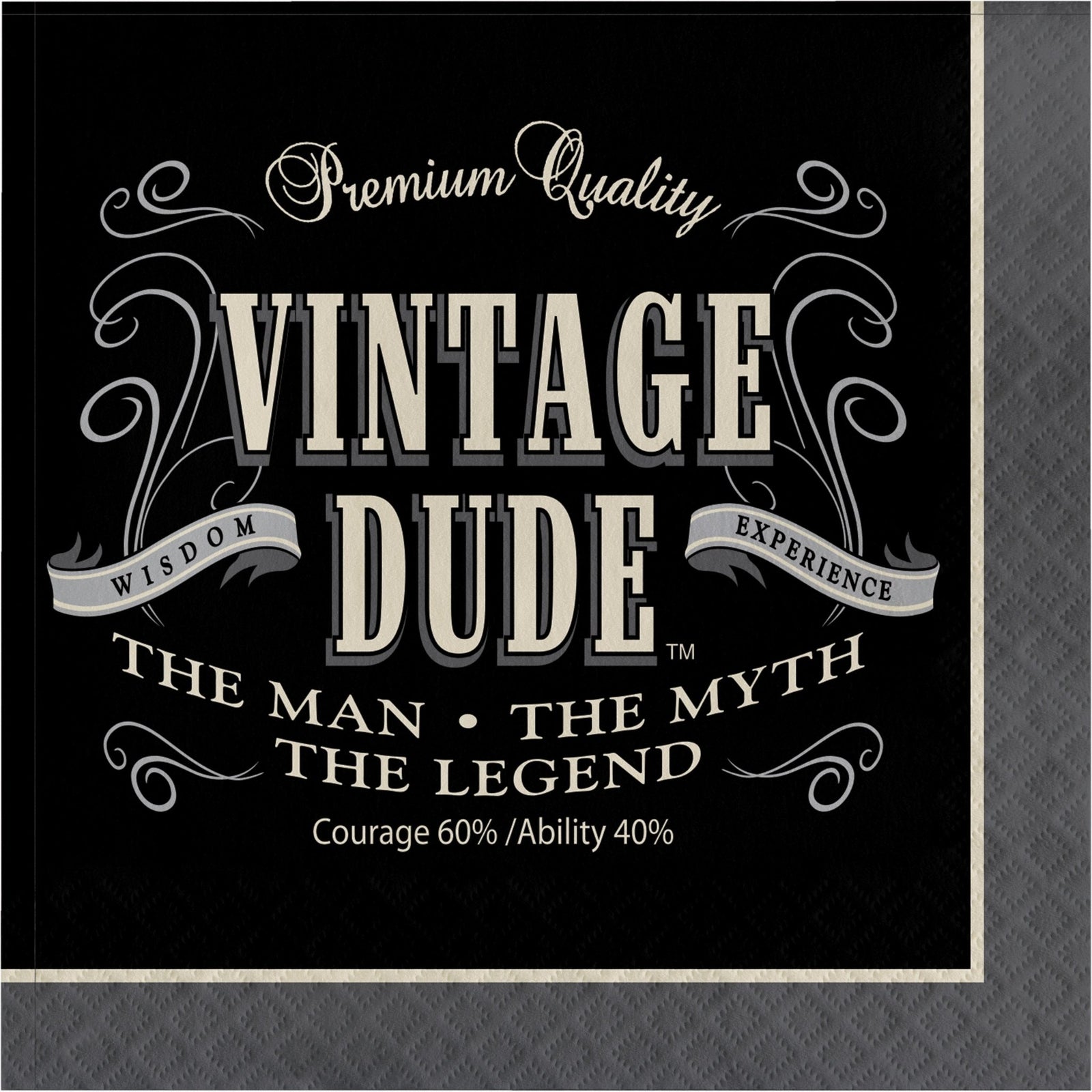 Vintage Dude Napkins - Stesha Party