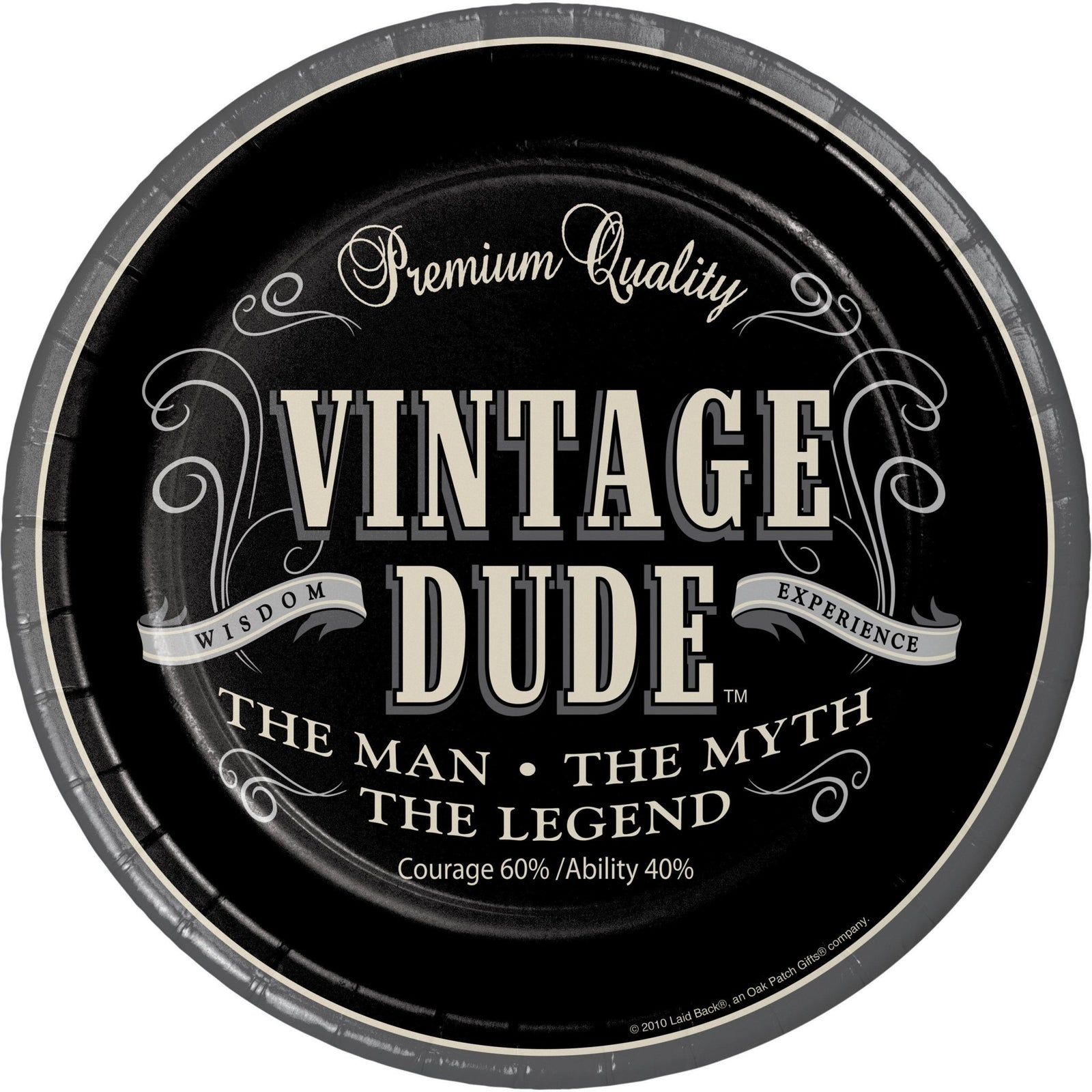Vintage Dude Plates - Stesha Party