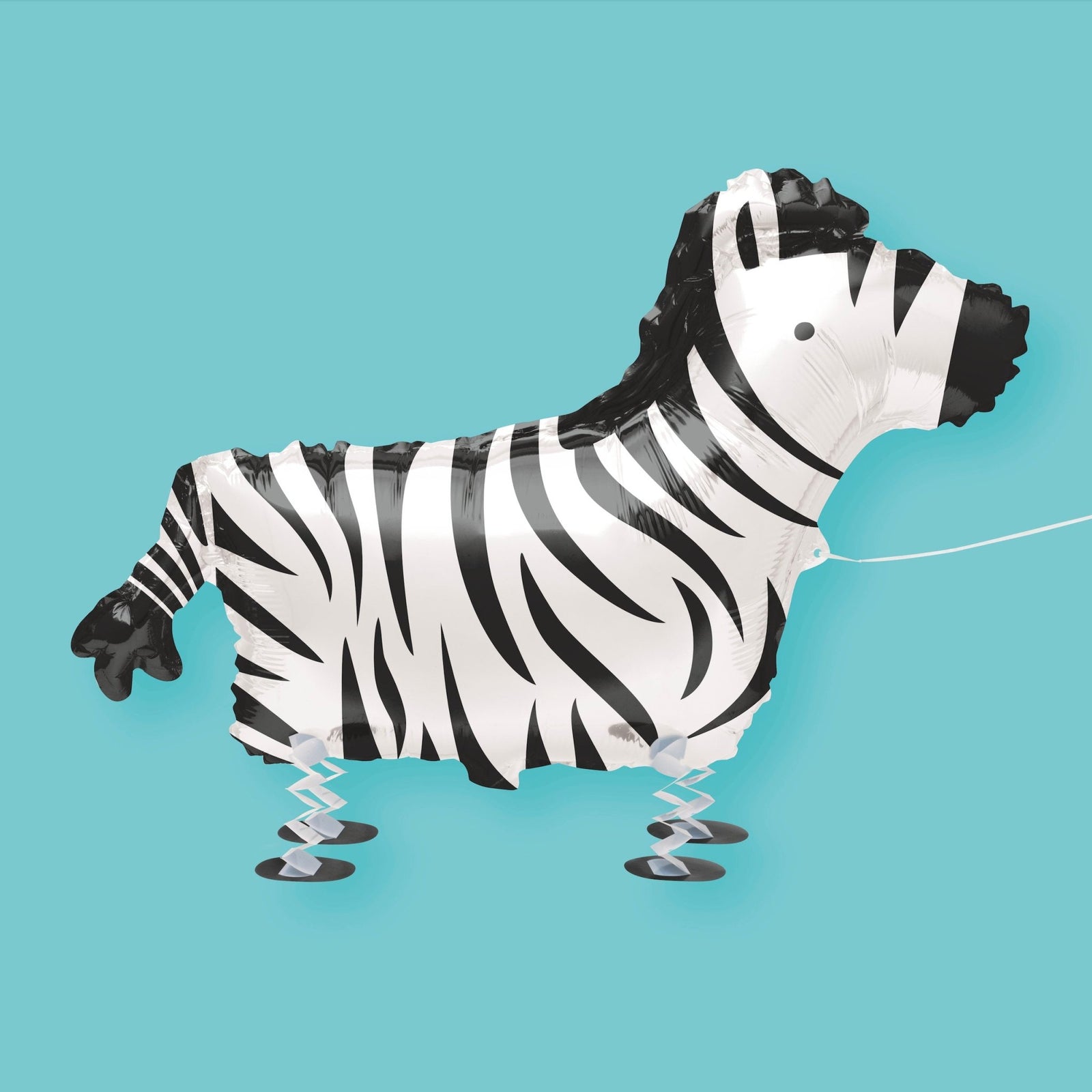 Walking Zebra Balloon - Stesha Party