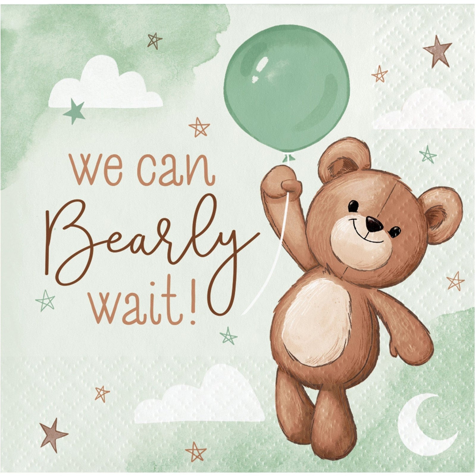 We Can Bearly Wait Napkins - Stesha Party