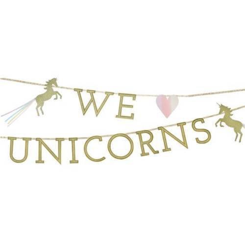 "We Love Unicorns" Banner - Stesha Party