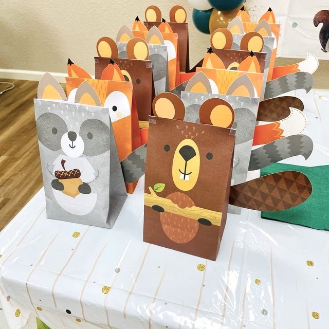 Woodland Party Character Favor Bags - Stesha Party