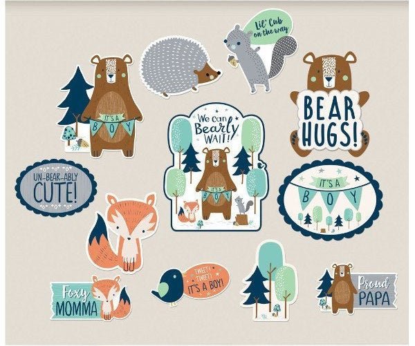 Woodland Party Wall Decorations Set - Stesha Party