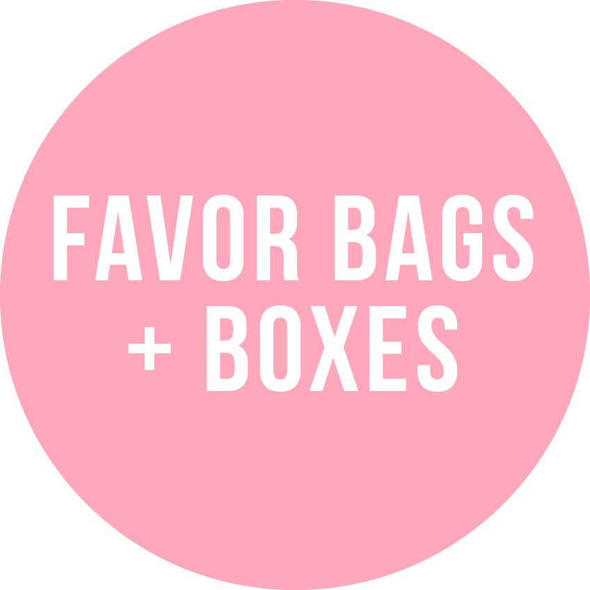 Favor Bags + Boxes