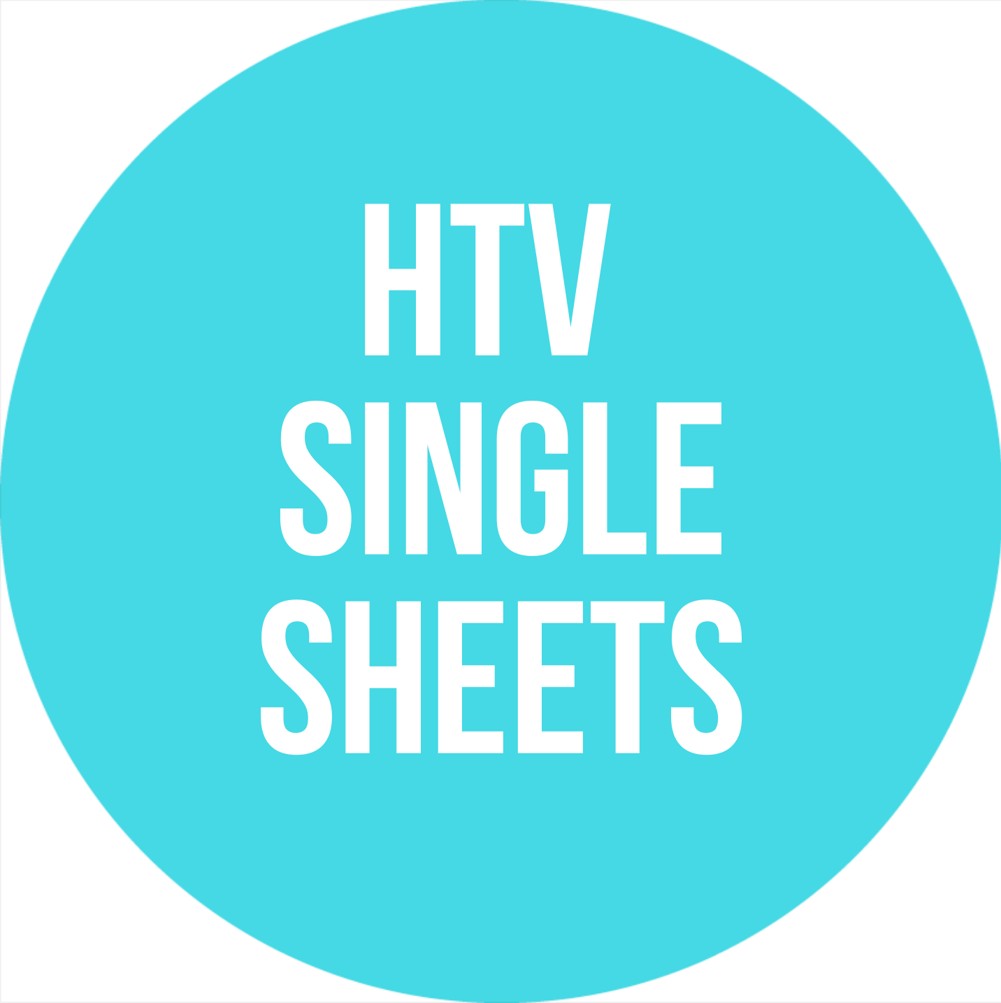 HTV - Single Sheets