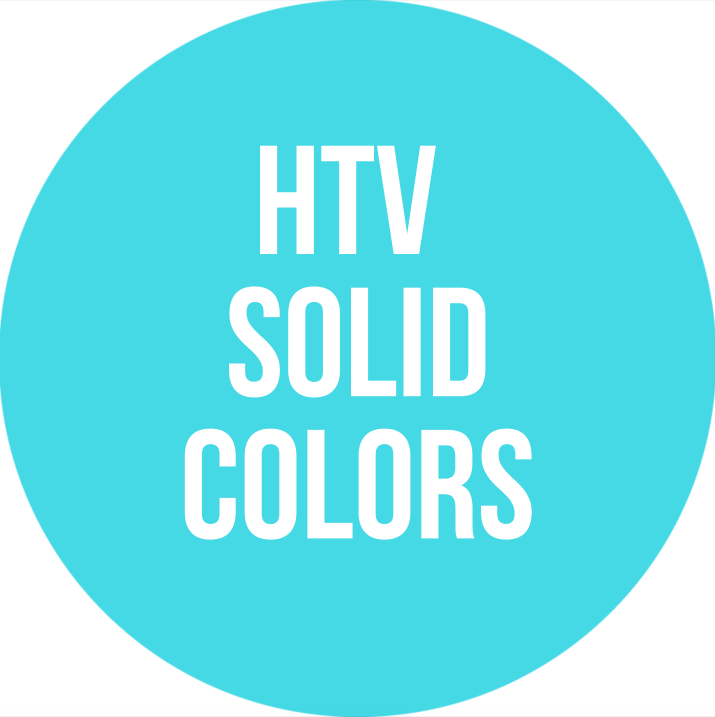 HTV - Solid Colors