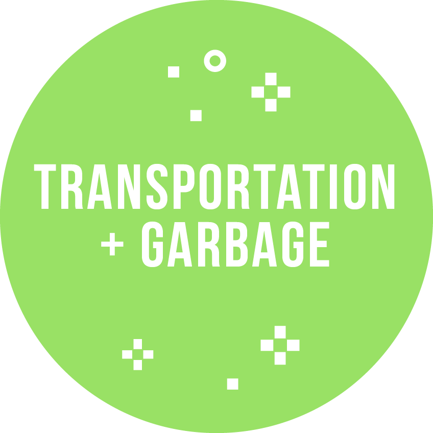 Transportation + Garbage