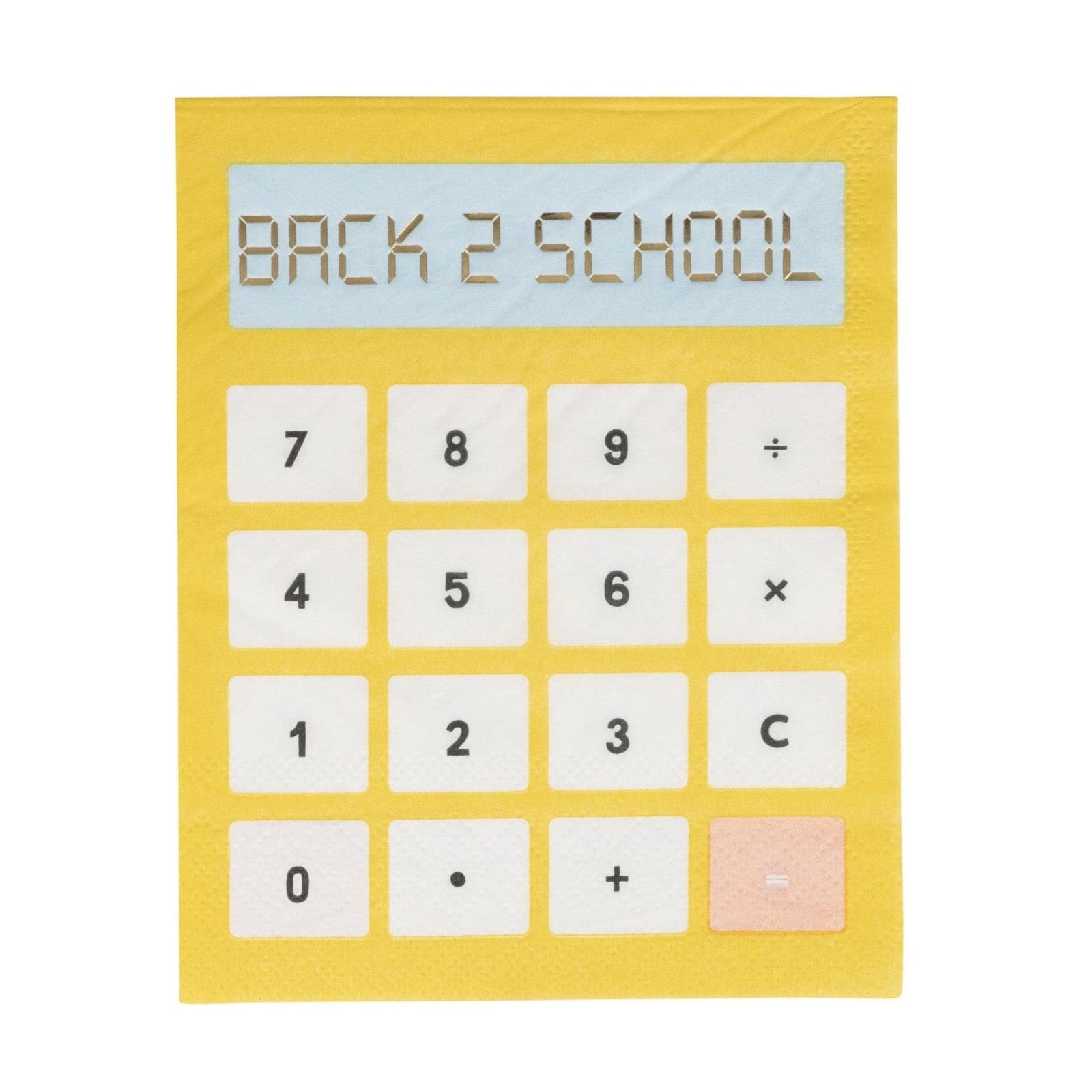 18ct Calculator Napkins - Stesha Party