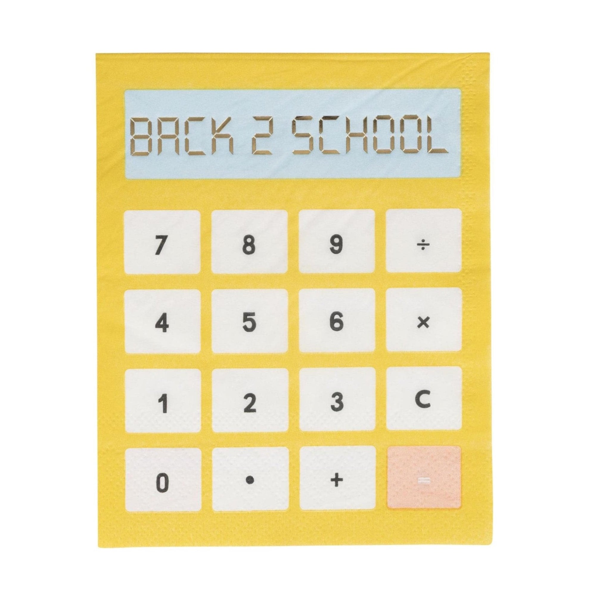18ct Calculator Napkins - Stesha Party
