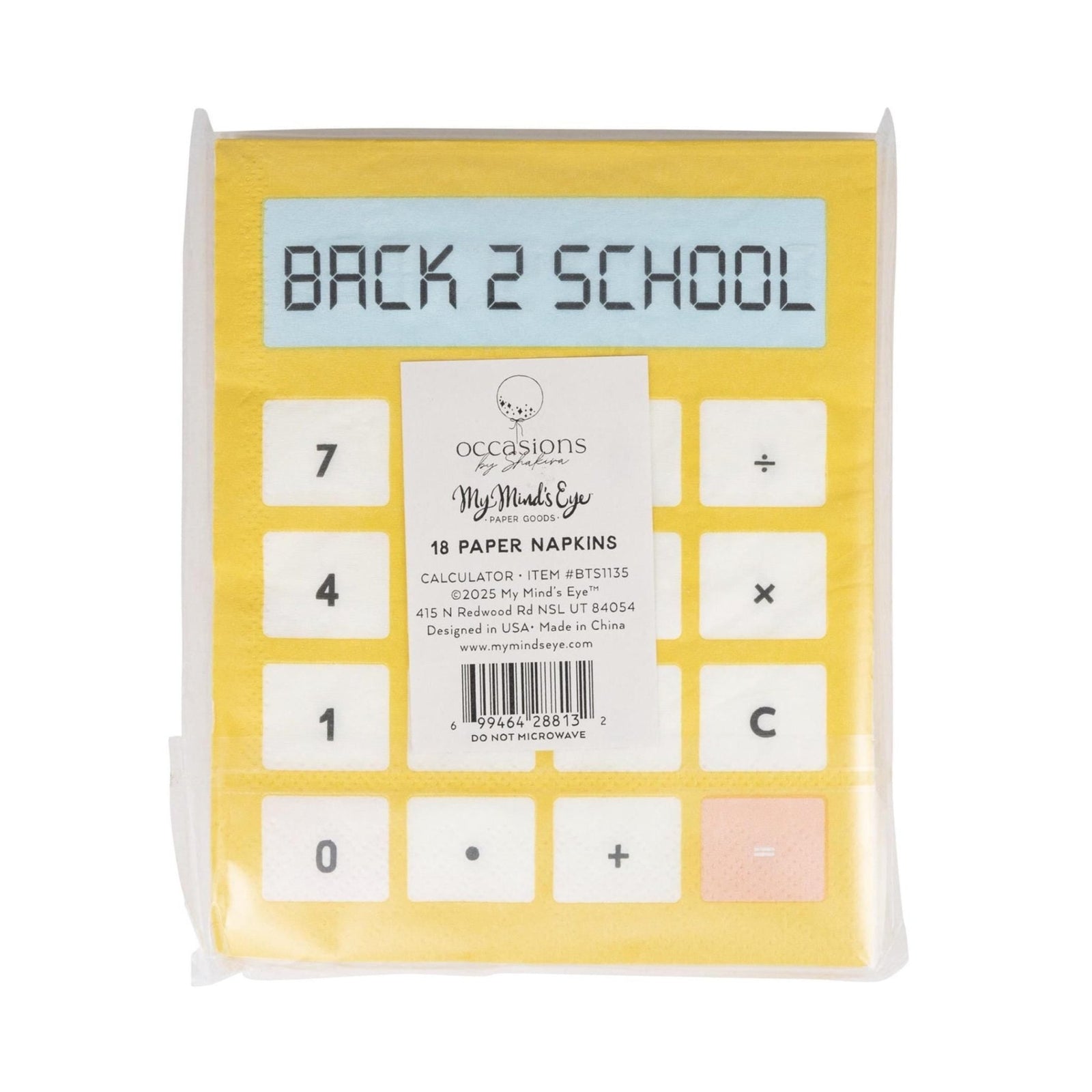 18ct Calculator Napkins - Stesha Party