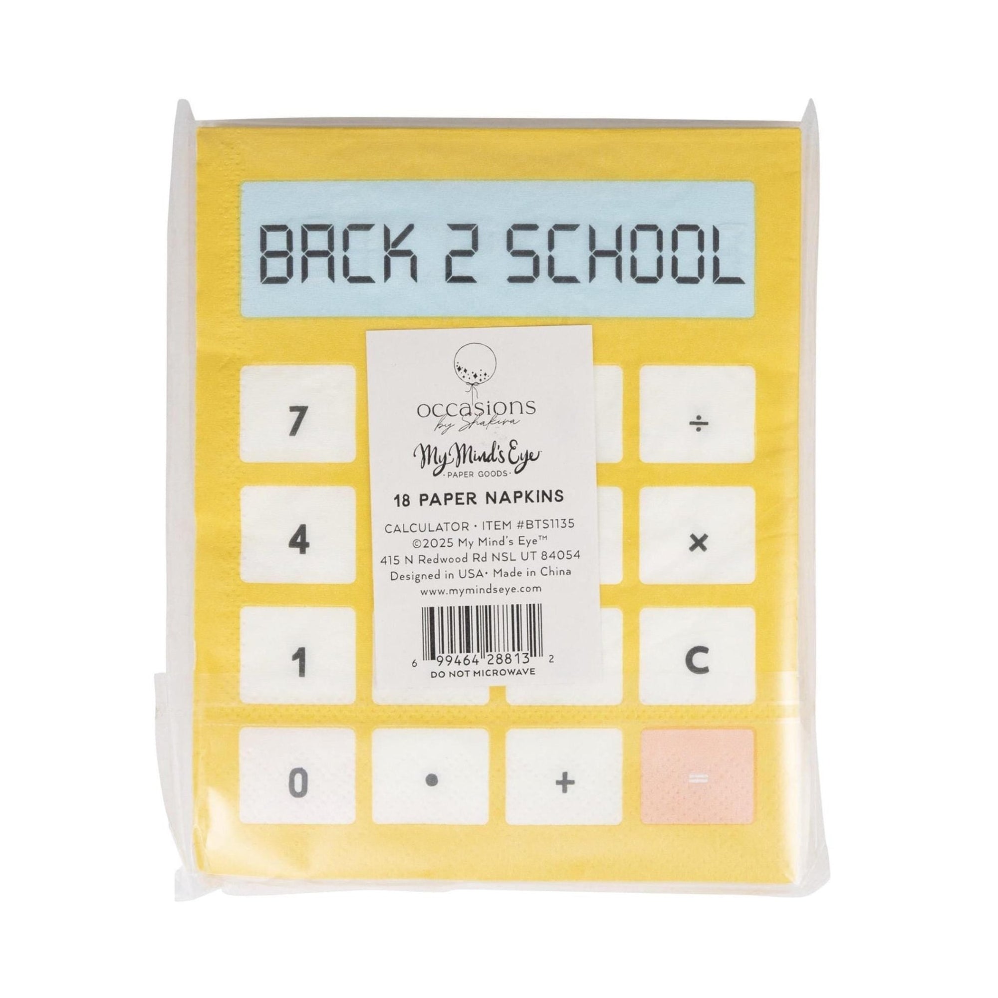 18ct Calculator Napkins - Stesha Party