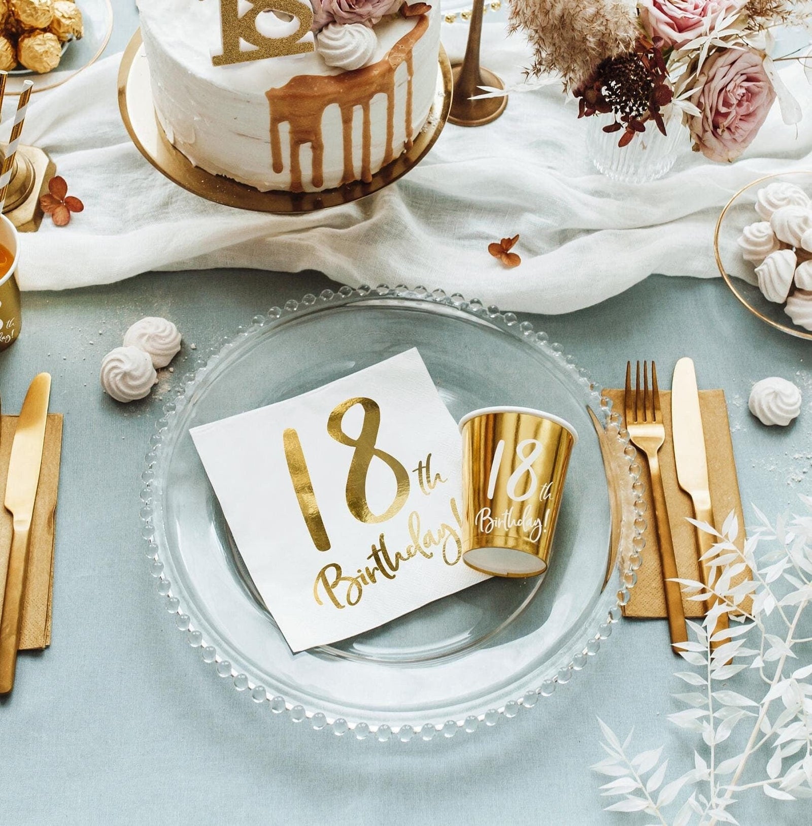 18th Birthday Napkins - Stesha Party