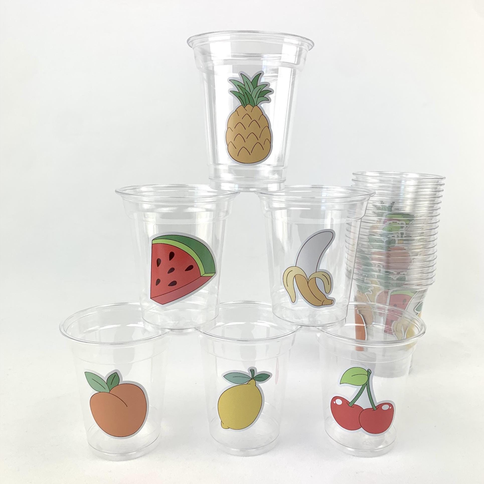 24ct Fruit Theme Party Cups 12oz - Stesha Party