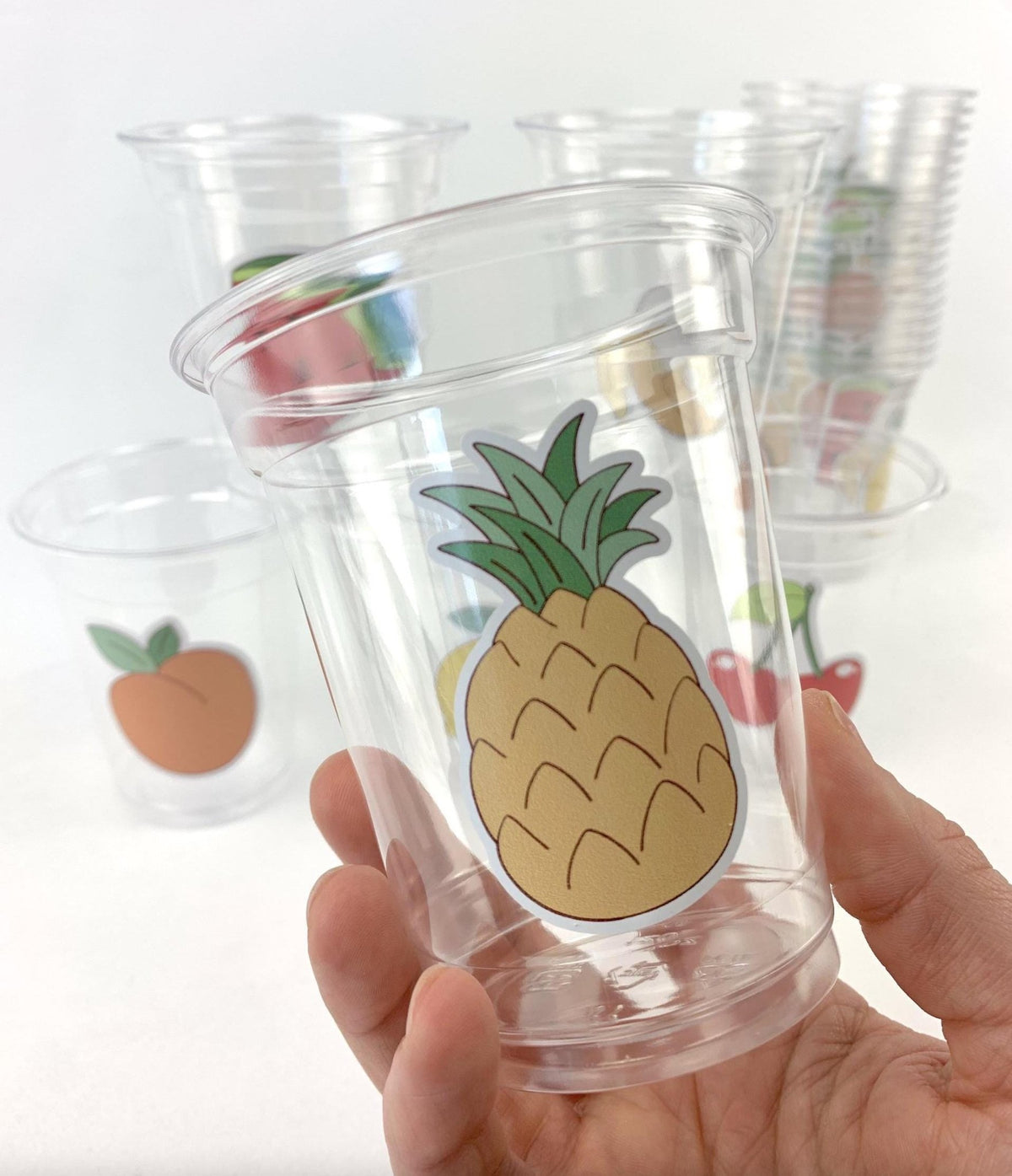 24ct Fruit Theme Party Cups 12oz - Stesha Party