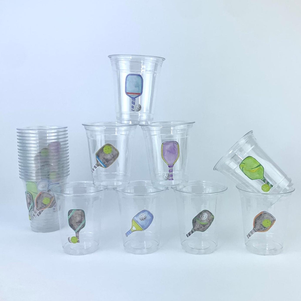 24ct Pickleball Cups - Stesha Party