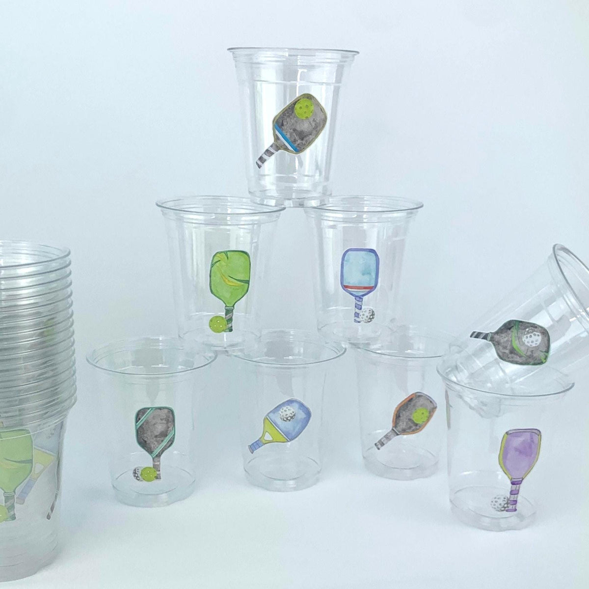 24ct Pickleball Cups - Stesha Party