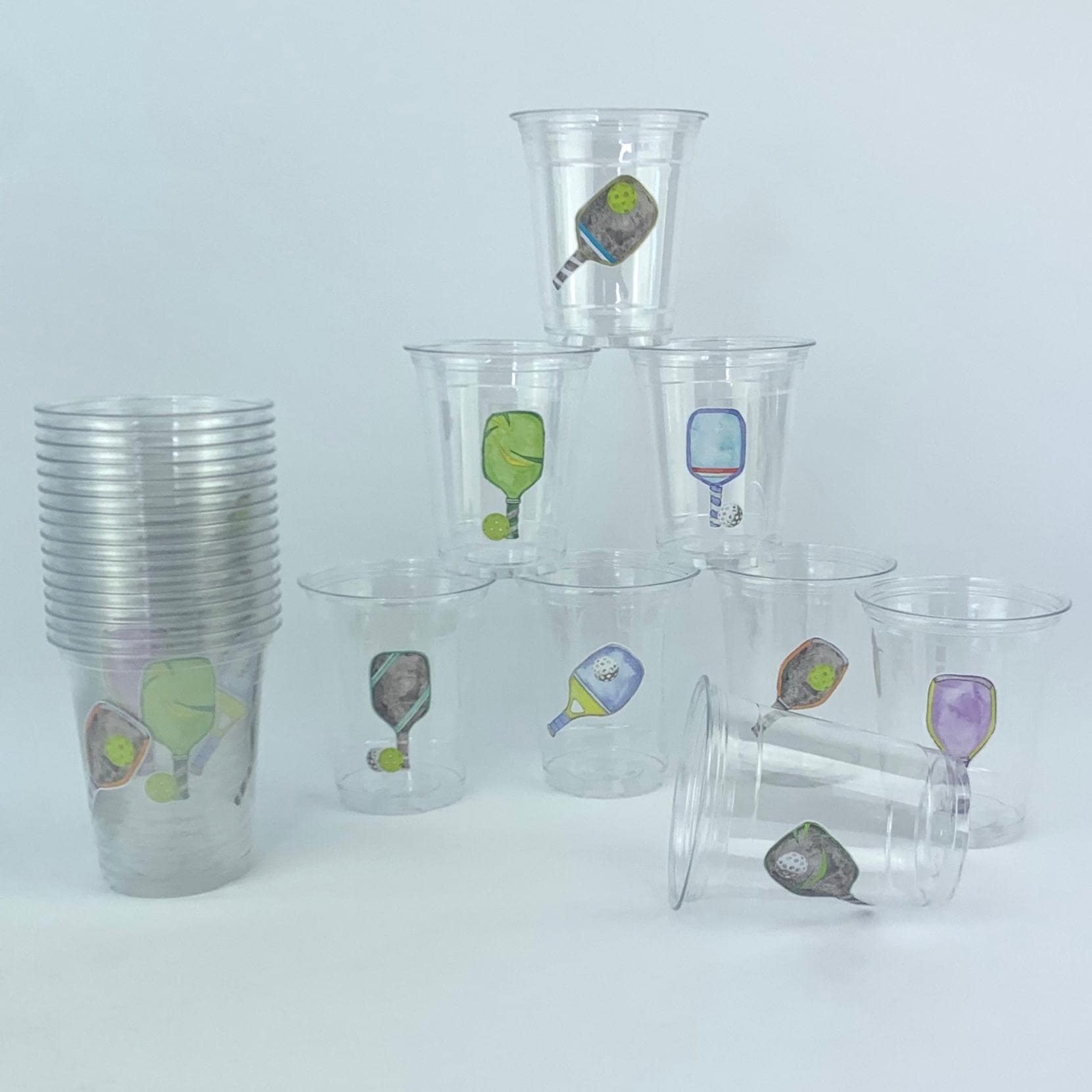 24ct Pickleball Cups - Stesha Party