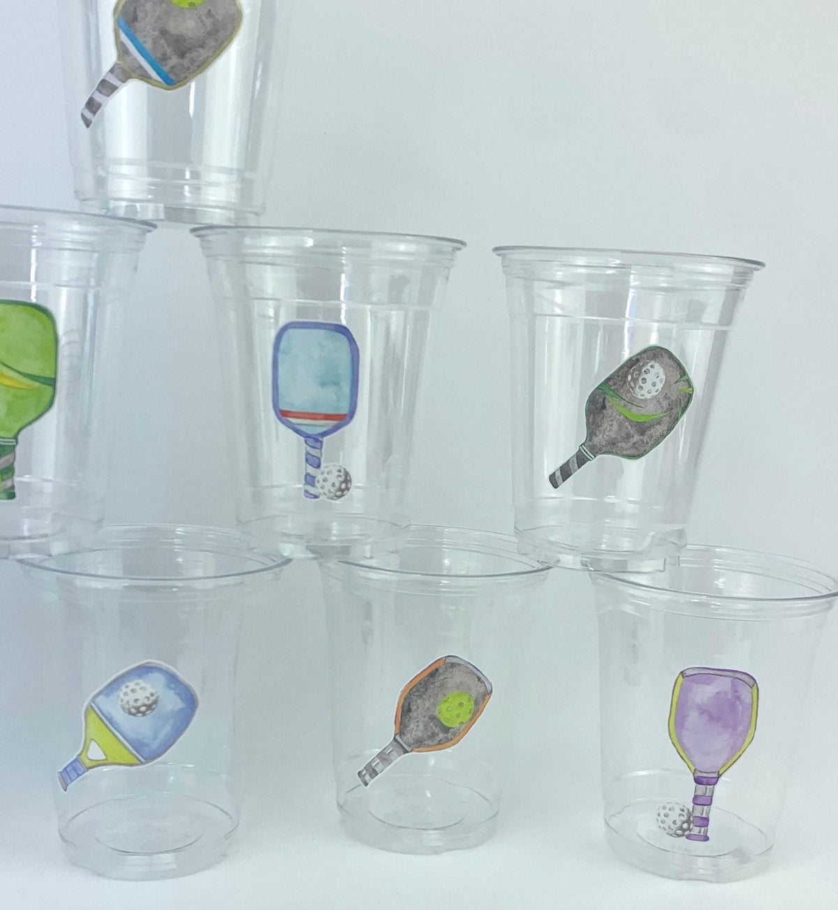 24ct Pickleball Cups - Stesha Party