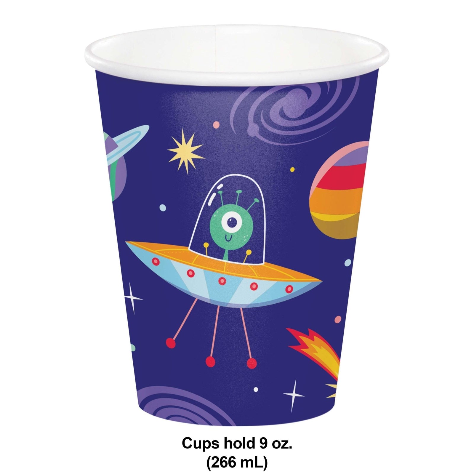 8ct Space Party Cups 9oz - Stesha Party