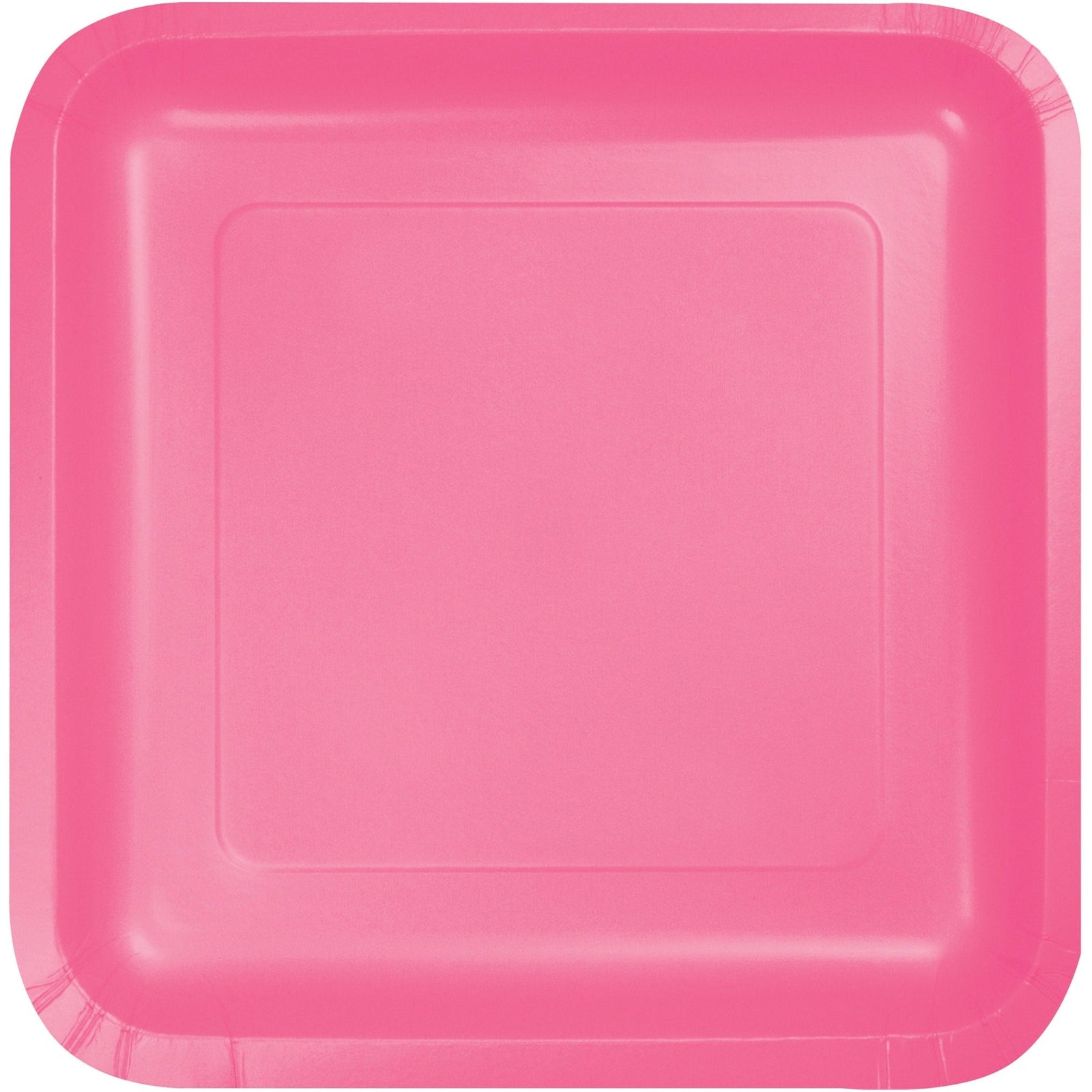 9" Candy Pink Plates - Stesha Party