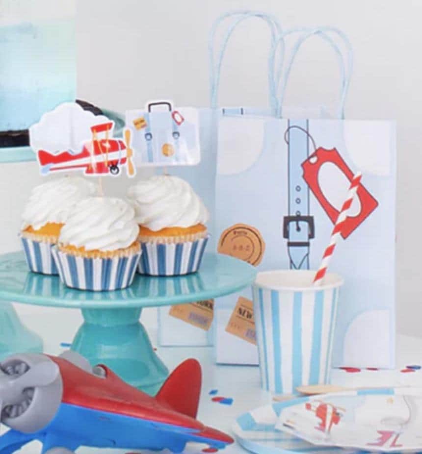 Airplane Party Bags 8ct - Stesha Party