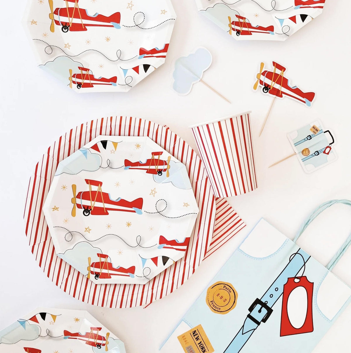 Airplane Party Bags 8ct - Stesha Party