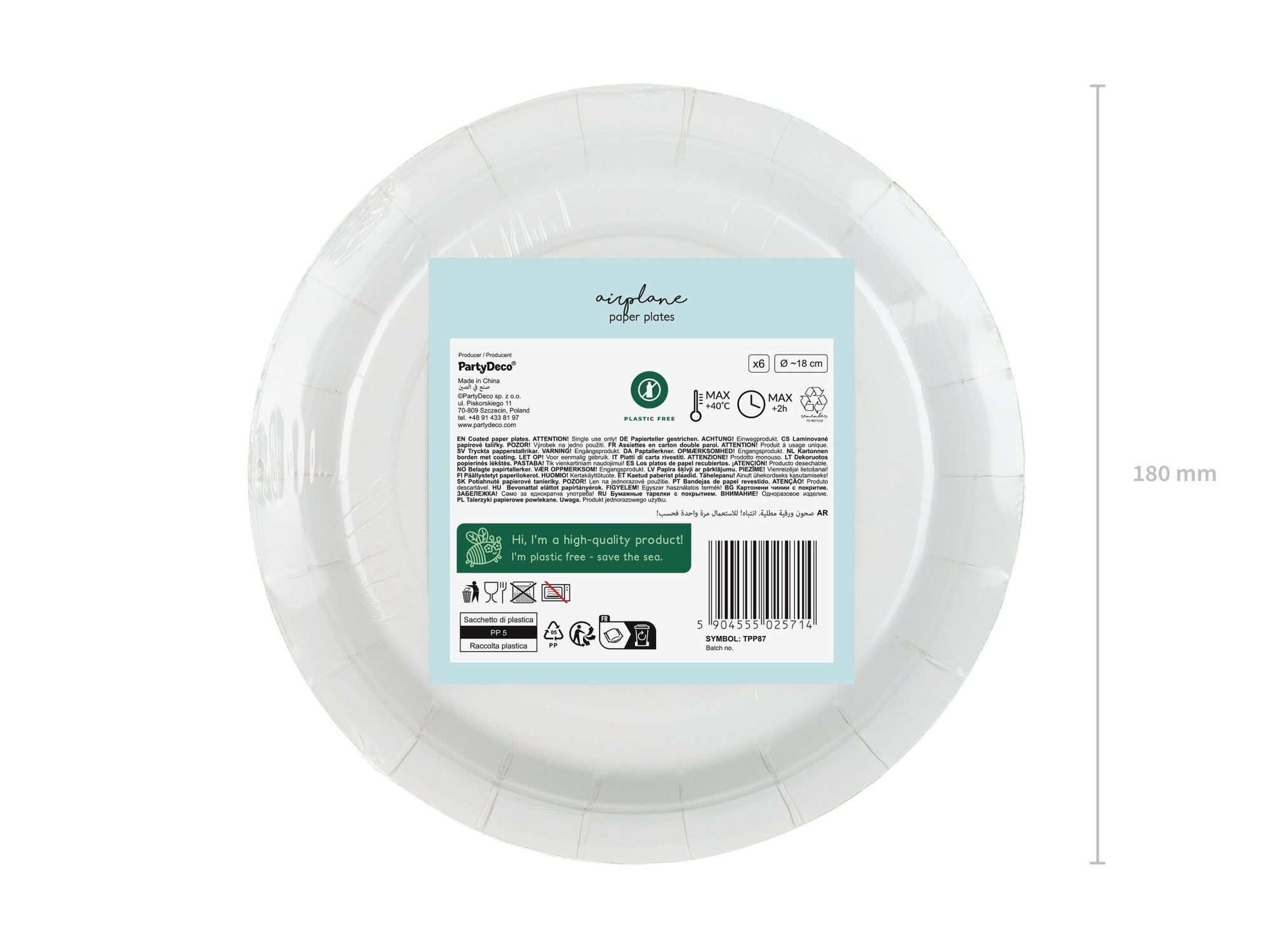 Airplane Party Cake Plates - Stesha Party