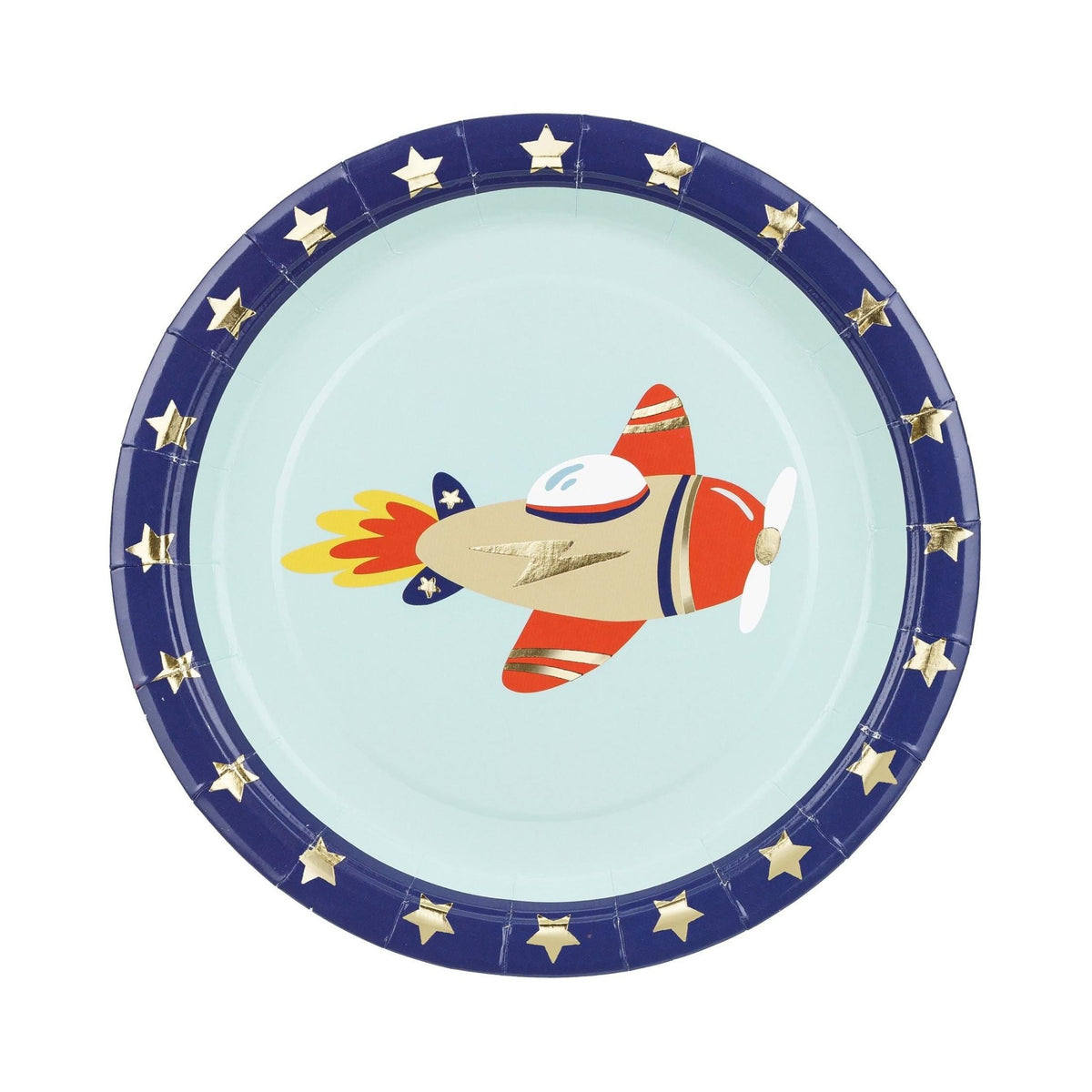 Airplane Party Cake Plates - Stesha Party