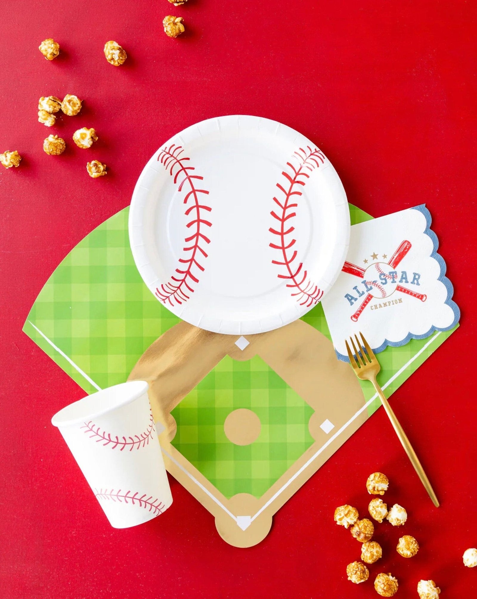 All Star Baseball Napkins 18ct - Stesha Party